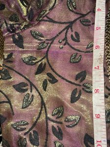 Elegant Brown Saree with Embellishments