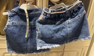 Cute Denim Vest &amp; Skirt Set