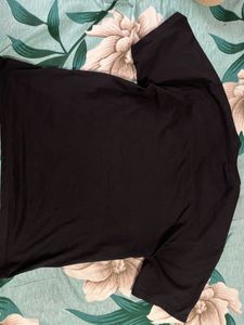Y2K Oversized Graphic Print Black T-Shirt