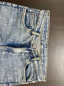 Stylish Acid Wash Denim Jeans