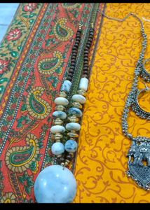 Boho Oxidized Silver Jewellery Set