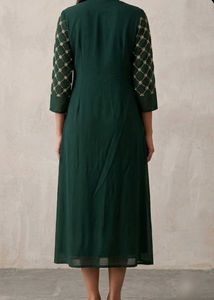 Elegant Green Embellished Gown