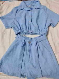 Cute Blue Co-ord Set