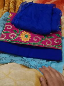 Unstitched Suit With Dupatta