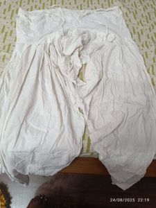 Used White Flared Patiala