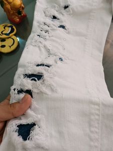 Fashionable White Jeans
