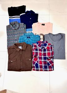 Men's Casual Shirt Bundle( pack of 8)