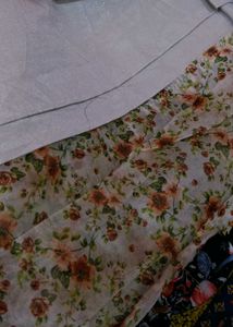 Embroidered Floral dress material