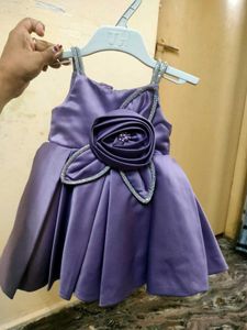 Lilac Party Dress with Matching Shoes