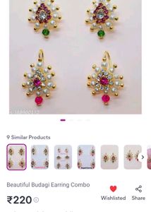 Brand New Bugadi Earring Combo