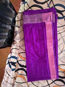Vibrant Purple thavani dupatta