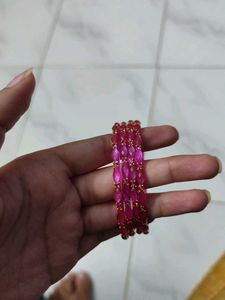 Beautiful Set of Pink Bangles(12)