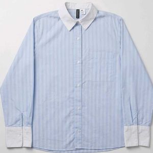 Authentic H&M Cotton Poplin Striped Shirt