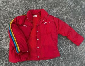 Y2K thermal Red Puffer Jacket