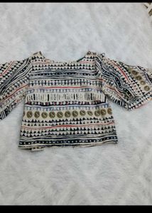 Boho Print Cotton top