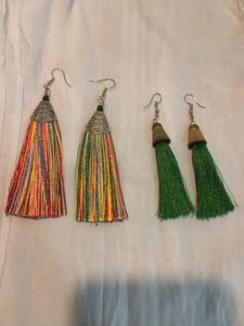 💥30₹ Delivery Off Tassel Earrings Combo