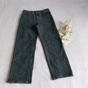 Charcoal Black Denim Jeans 🌺