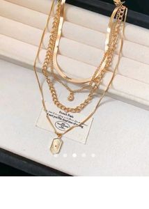 Layered Gold Chain Necklace