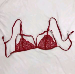 Red Lace Bralette