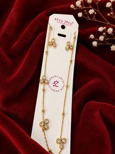 Anti-tarnish Sparkling  Necklace & Earring S