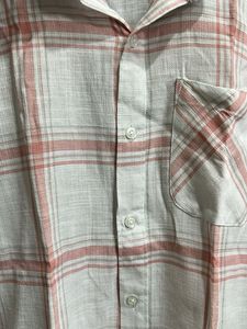 Zara Plaid Long Sleeve Shirt