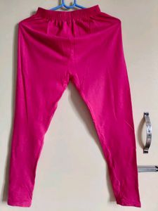 Bright Pink Comfortable Leggings