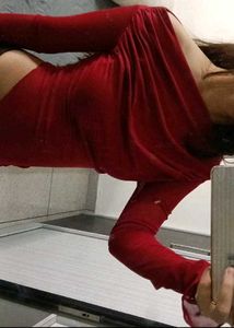 Sheer Red Top