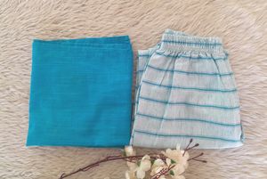 Aarika Bright Blue Kurta & Pant Set (Women)