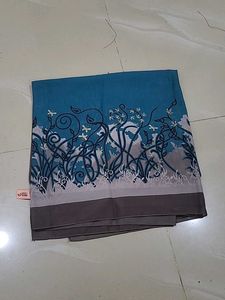 Beautiful Teal Floral scaff