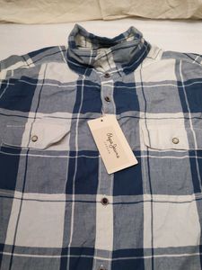 Pepe Jeans Men Regular Fit Checkered Casual Shirt