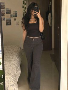 Classic Brown Bootcut Trousers