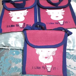 Jute Pouches .