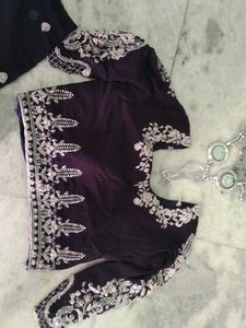 Elegant Embroidered Ethnic Skirt