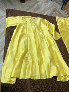 Yellow Kurta Set with Pants