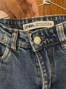 Blue Denim Cargo Jeans