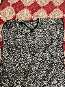 Leopard Print Maxi Dress