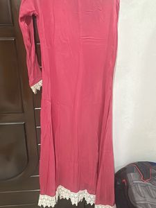 Embellished Pink Kurta