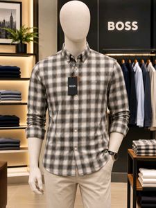 BOSS Plaid Button-Down Shirt