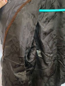 Chic Faux Fur Trimmed Jacket