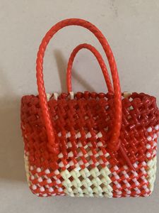 Red With White New Mini Basket