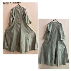 Chanderi Silk Anarkali Kurta