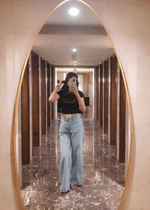 Light Wash Wide Leg Jeans