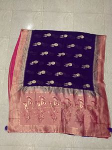 pure georgette saree