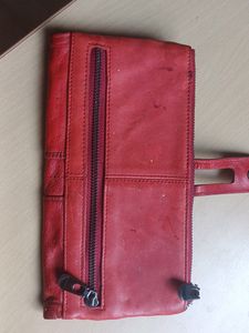 Contact Genuine Red Wallet