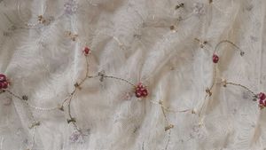Floral Embroidered Sheer Top
