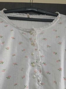 Cute aesthetic coquette top(L to Xl)