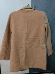 Beige Over Coat With Two Pockets