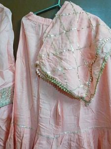 Pink sharara Set with Dupatta