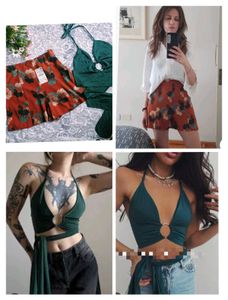 Floral Short & Multi Styling TopSet