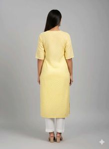 Elegant Yellow Kurta